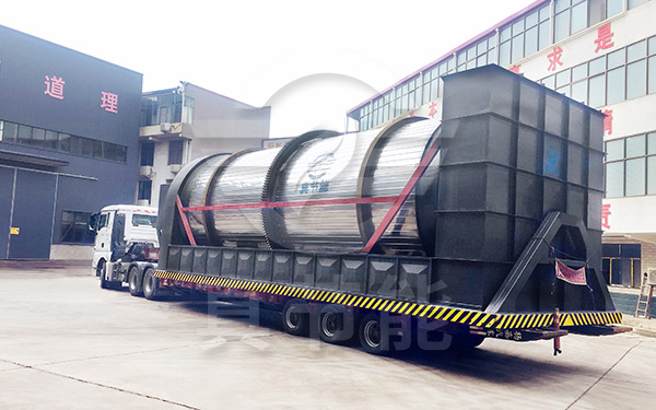 果渣烘干設備運輸現(xiàn)場